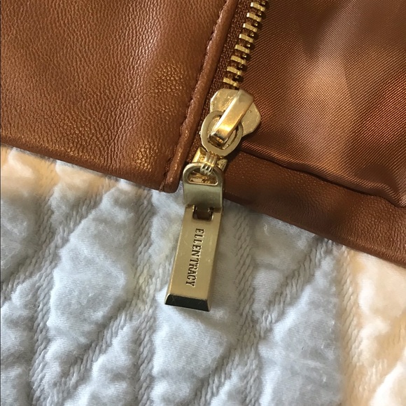 Ellen Tracy XL Leather Jacket - Picture 6 of 7